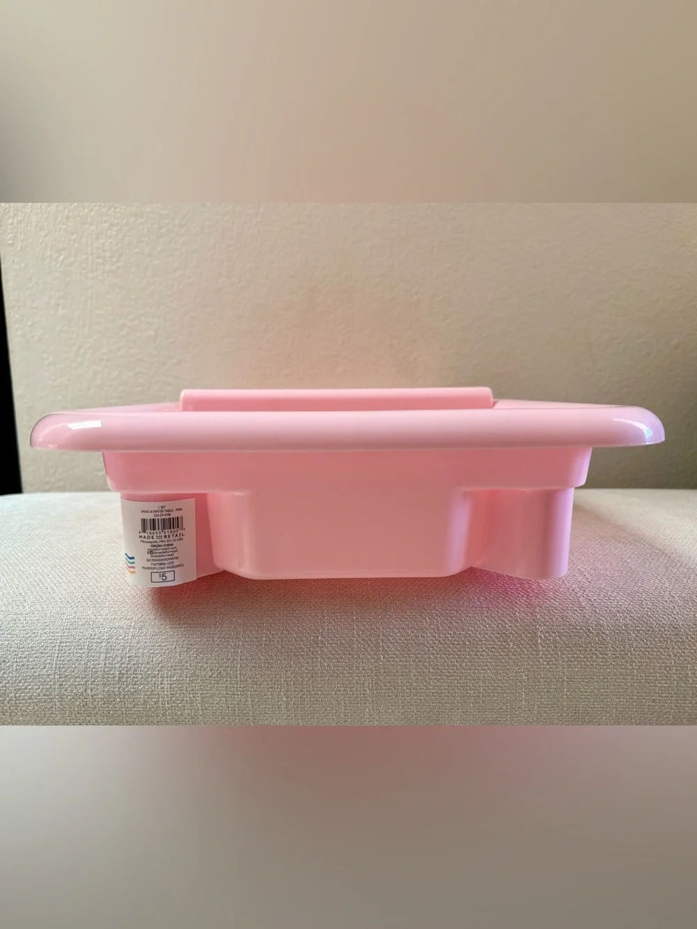 Target Pink and Orange Dual-Compartment Kids Sensory Table